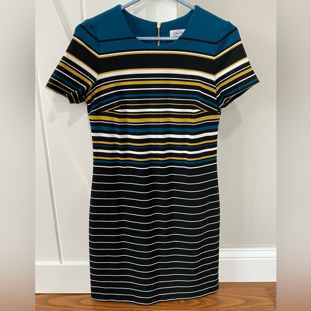 Calvin Klein striped dress